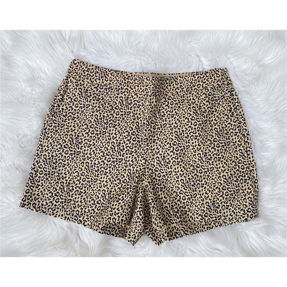 NWOT J. Crew Leopard Print Chino Shorts
